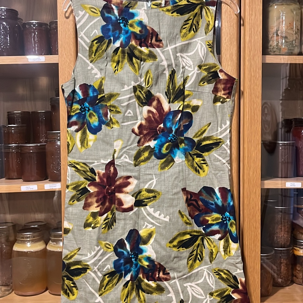Floral Sleeveless Dress - Multicolor